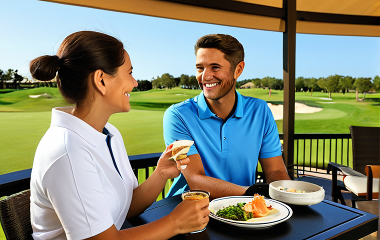 골프 커뮤니티와 네트워킹 - **Subject:** A group of fully clothed business professionals on a golf course, shaking hands after a... 골프 커뮤니티와 네트워킹 - **Subject:** A group of fully clothed business professionals on a golf course, shaking hands after a...